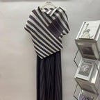 Elegant Pleated Two-Piece Set
