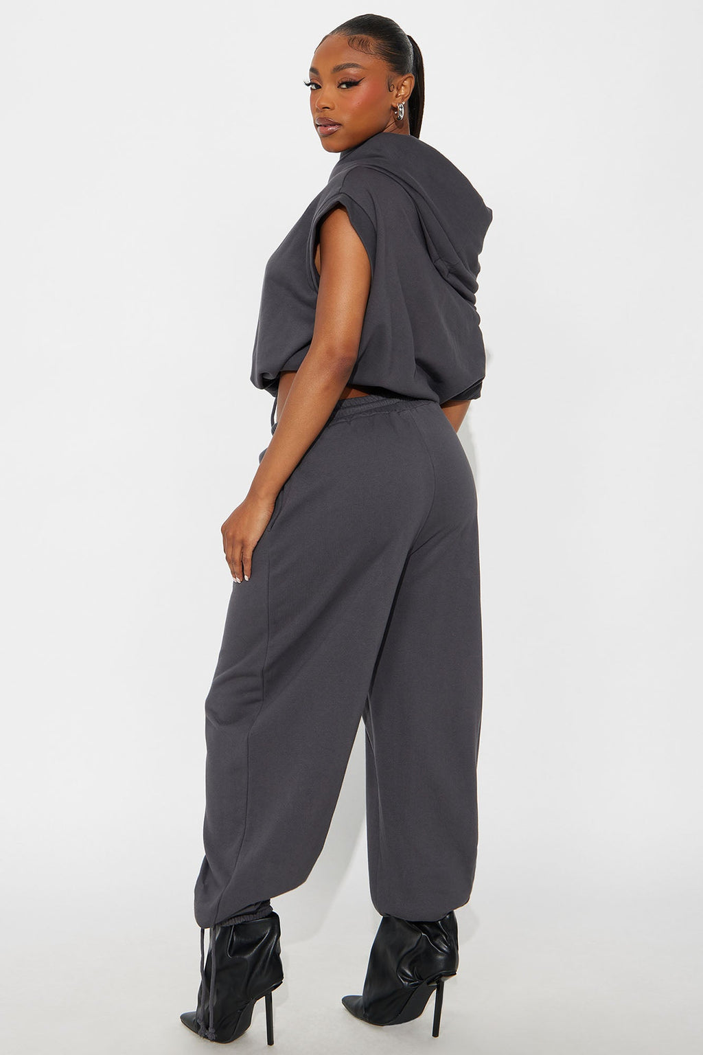 Alexa Jogger Pant Set - Burgundy