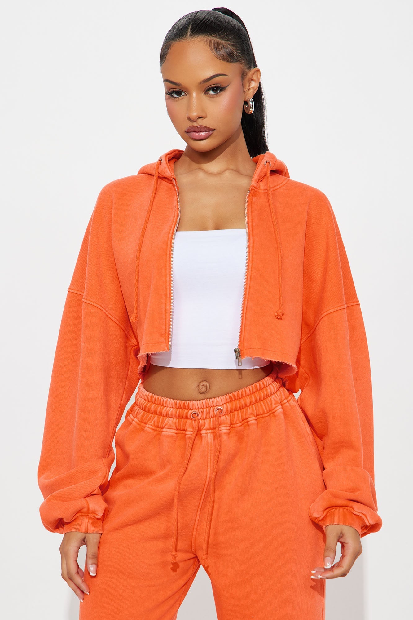 On The Go Fleece Pant Set - Blue