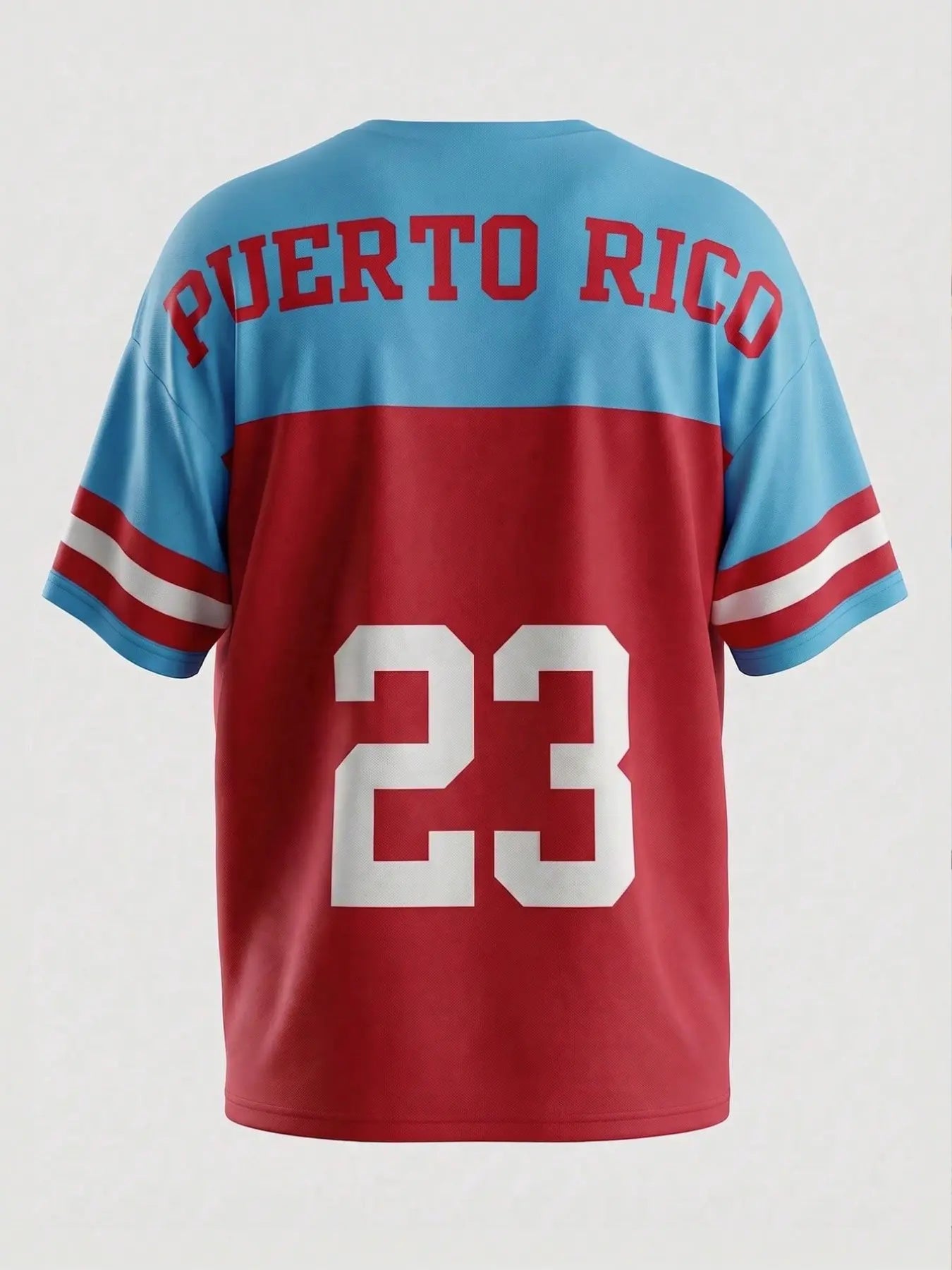 Women's Puerto Rico Soccer Jersey - Vibrant All-Over Print Athletic Top