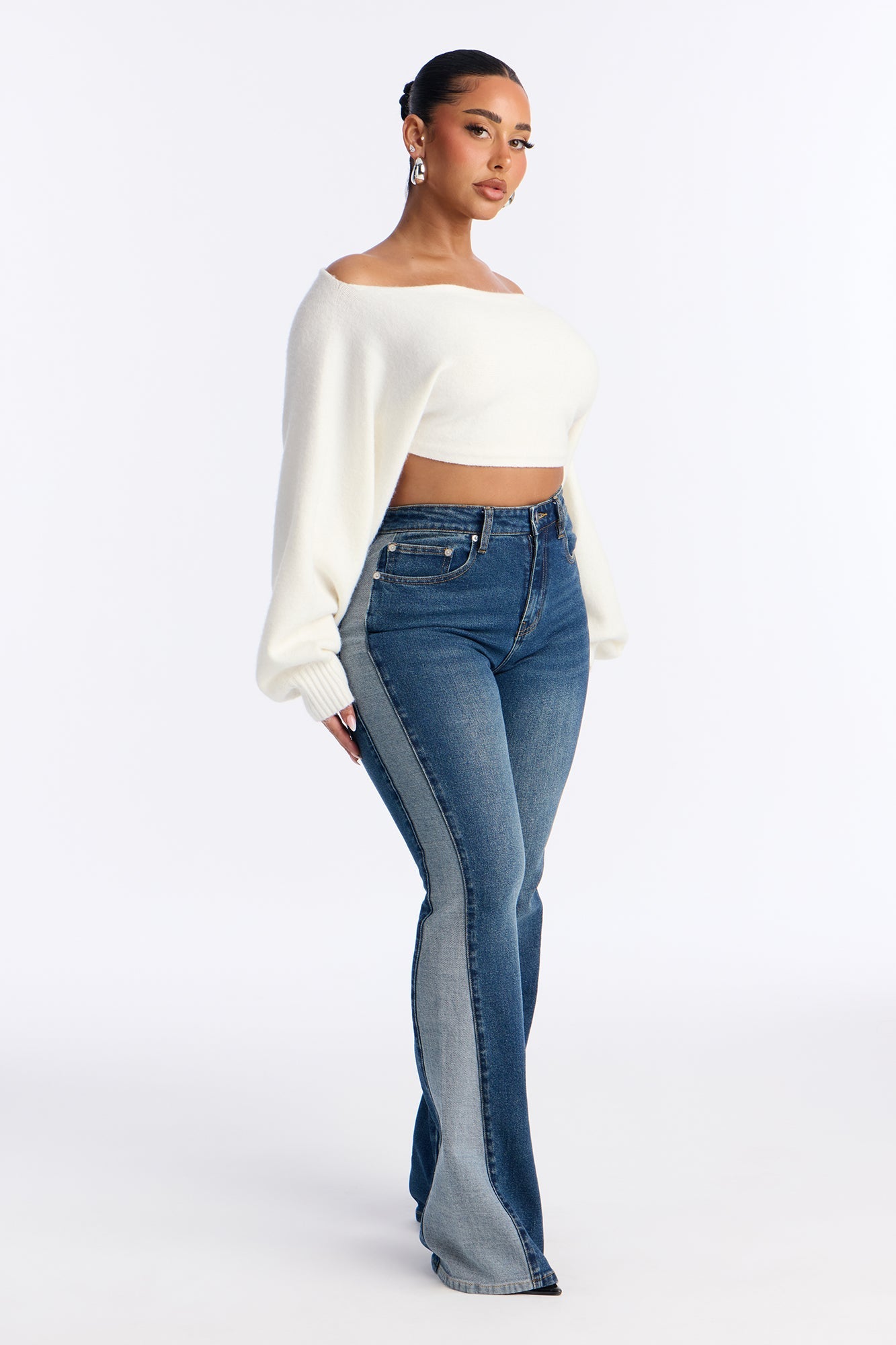 Trail Rides Stretch Flare Jeans - Dark Wash
