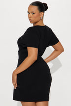 Von Dutch Chenille Patch Mini Dress