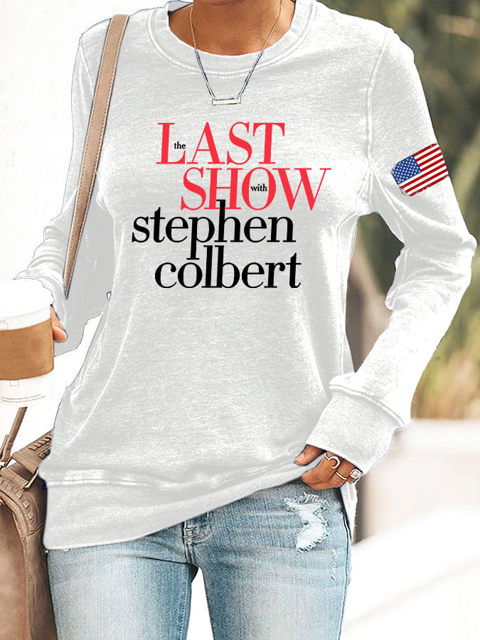 🔥Buy 3 Get 15% Off🔥Retro Last Show Print Sweatshirt