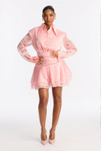 Lips Sealed Mini Dress - Black