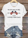 Women's  I LOVED THIS PLACE Print T-Shirt