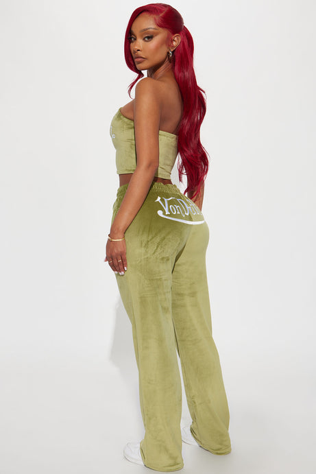 Von Dutch Velour Tube Top
