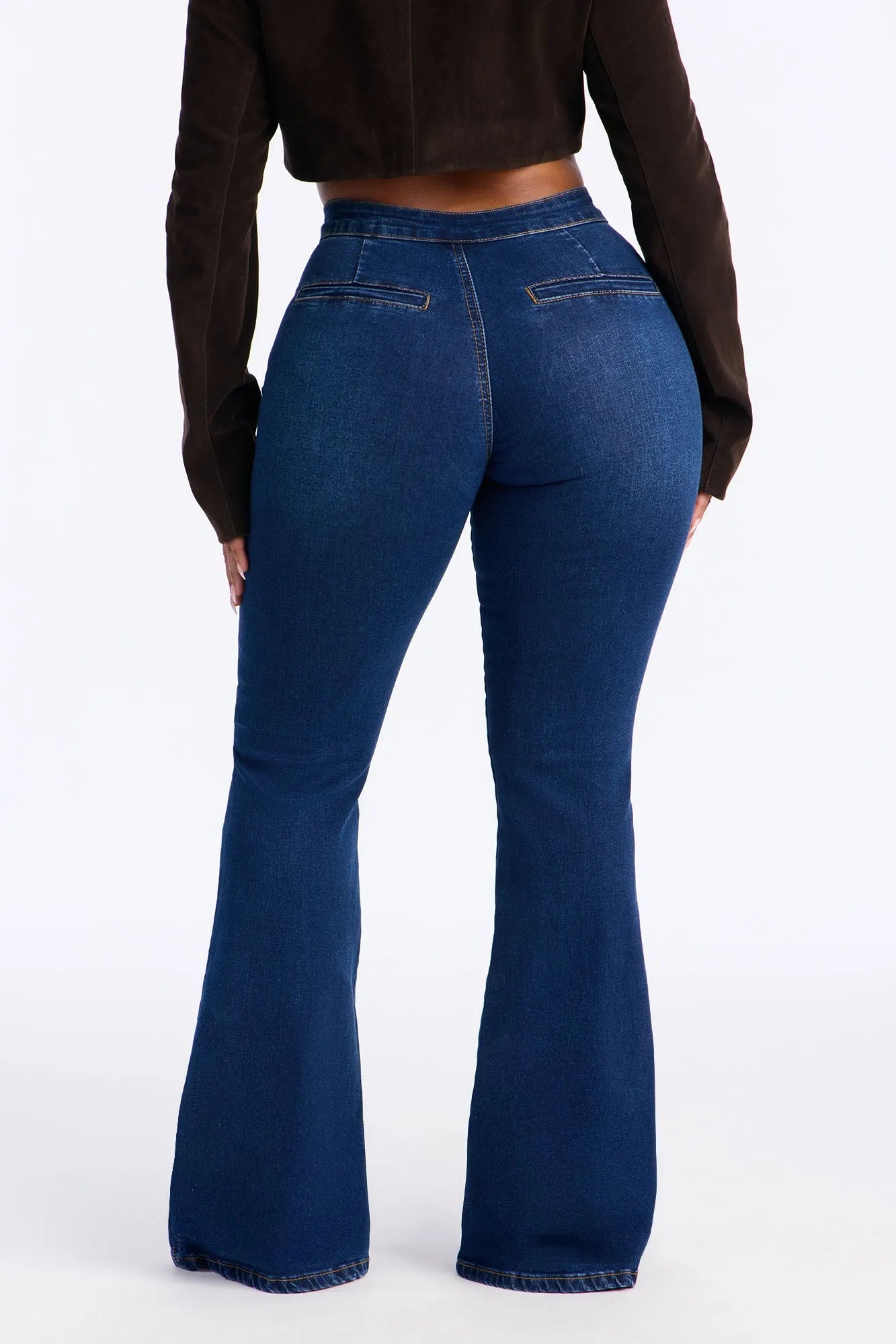 Palo Alto Stretch Flare Jeans - Dark Wash