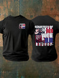 Men's  Courtesy Of Red White And Blue, 250th Anniversary Freedom T-Shirt