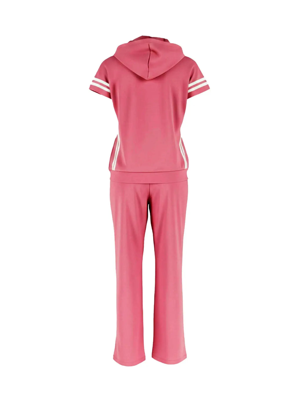 Women's Sporty Two-Piece Set, Comfortable Stylish Striped Hoodie & Loose Pants, Casual Streetwear, Athleisure Wear Set, Perfect for Daily Wear, Tracksuits