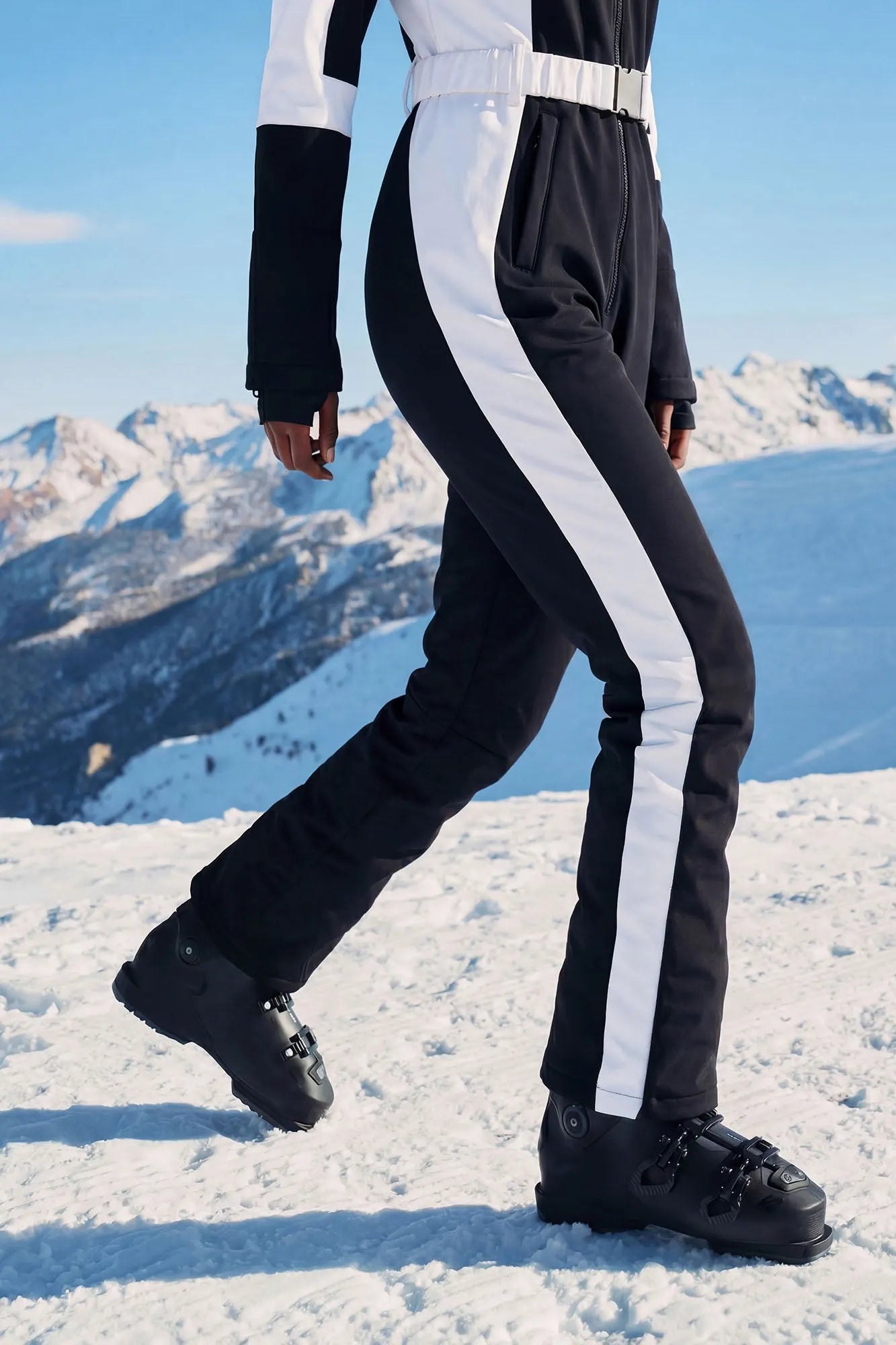 Blanket Of Snow Ski Jumpsuit - Black
