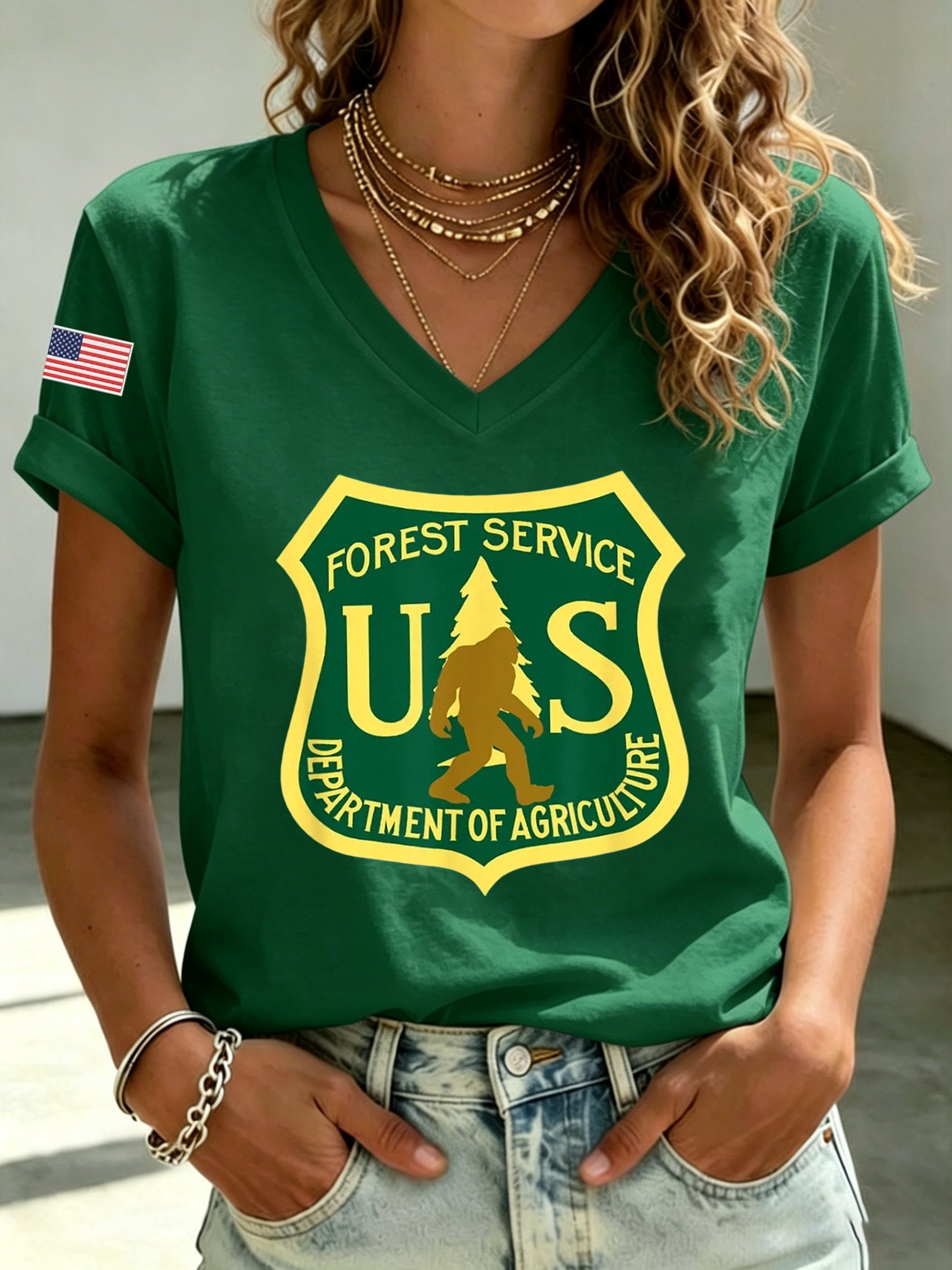 Women's Forest Service  Short-Sleeve T-Shirt