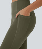 UltraSculptTM High Waisted Tummy Control Pocket Training Leggings