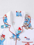 Women's Cute Bear Print Sleepwear Set