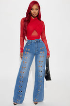 Serena Mesh Bodysuit - Chocolate