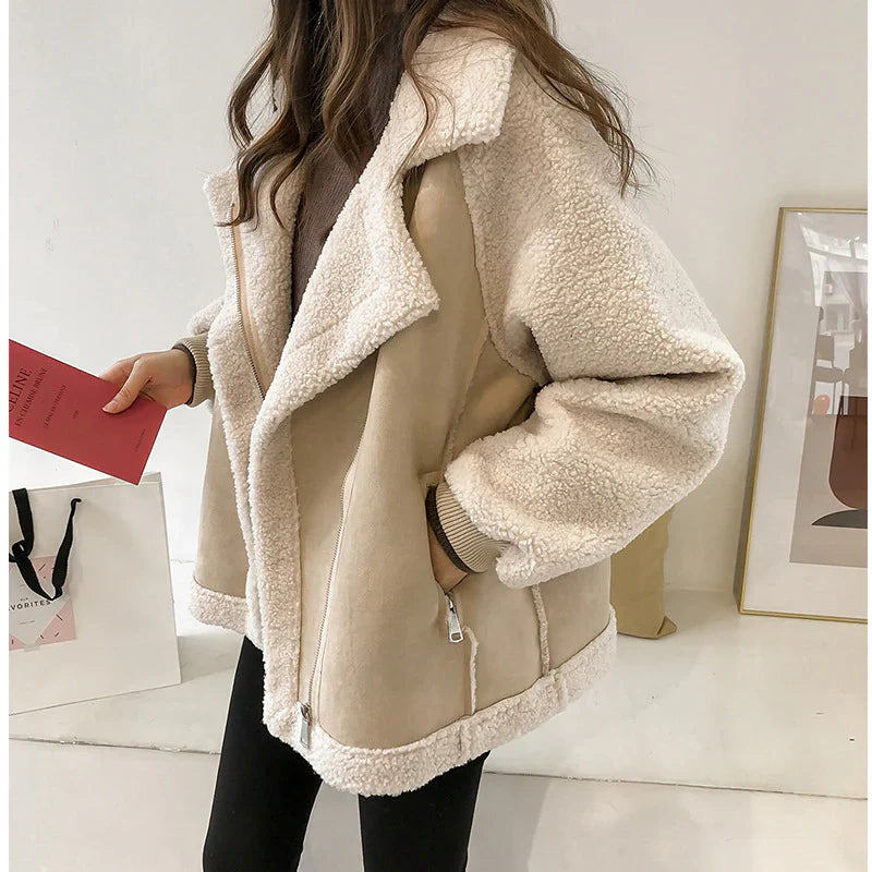 Veste  Courte Style Moto Courte