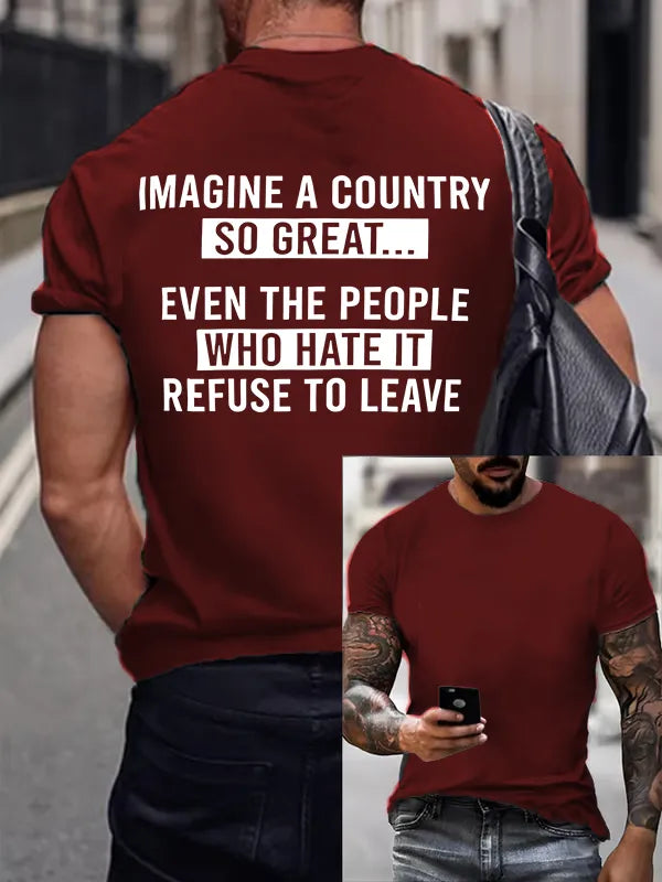 Men's IMAGINE A COUNTRY T-Shirt