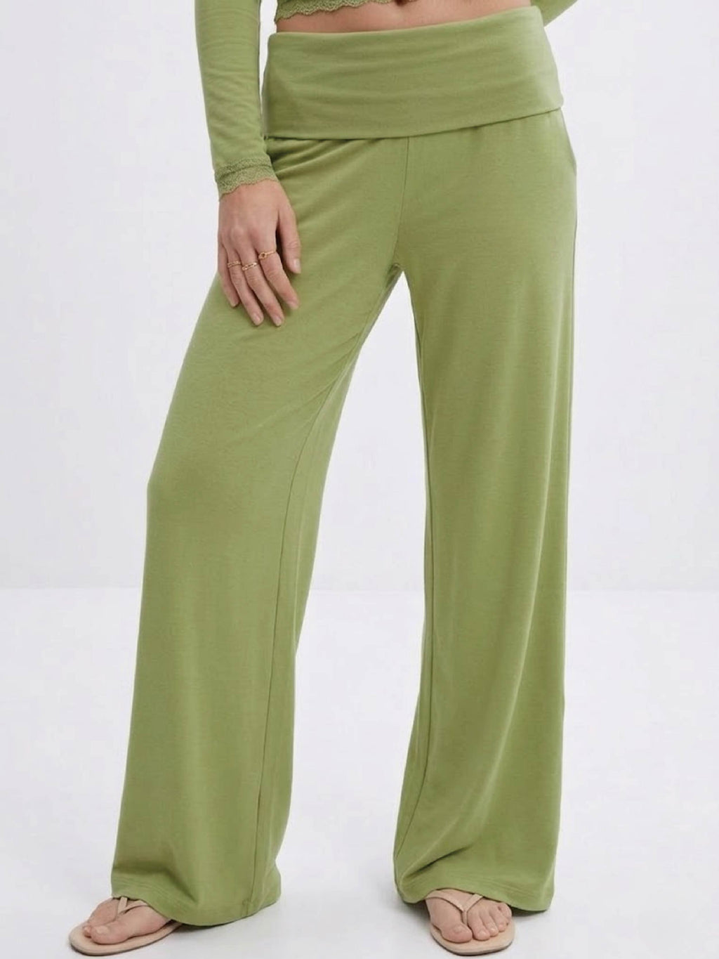 Y coral baggy yoga pants