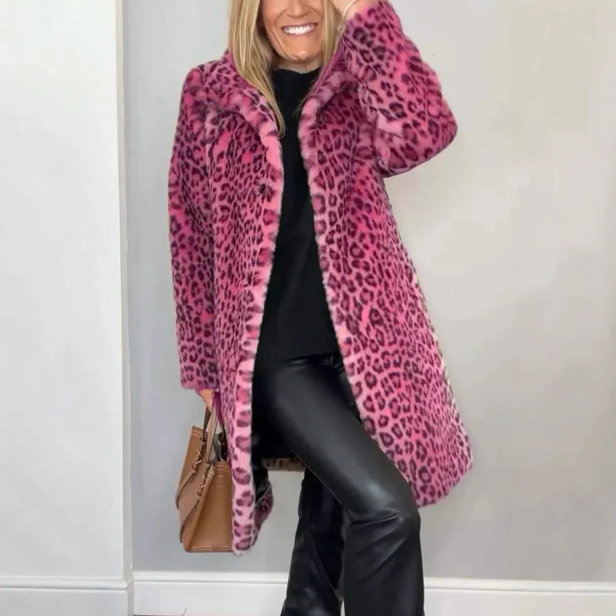 FURIA | Manteau Léopard Stylé