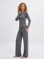 Y coral baggy yoga pants