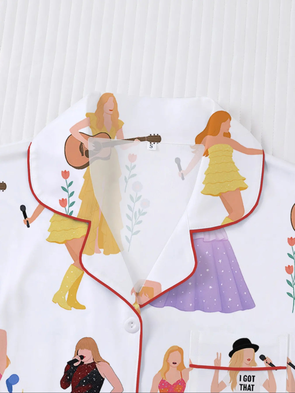 Women's Concert Movie Print Sleepwear Set, Pajama Set
