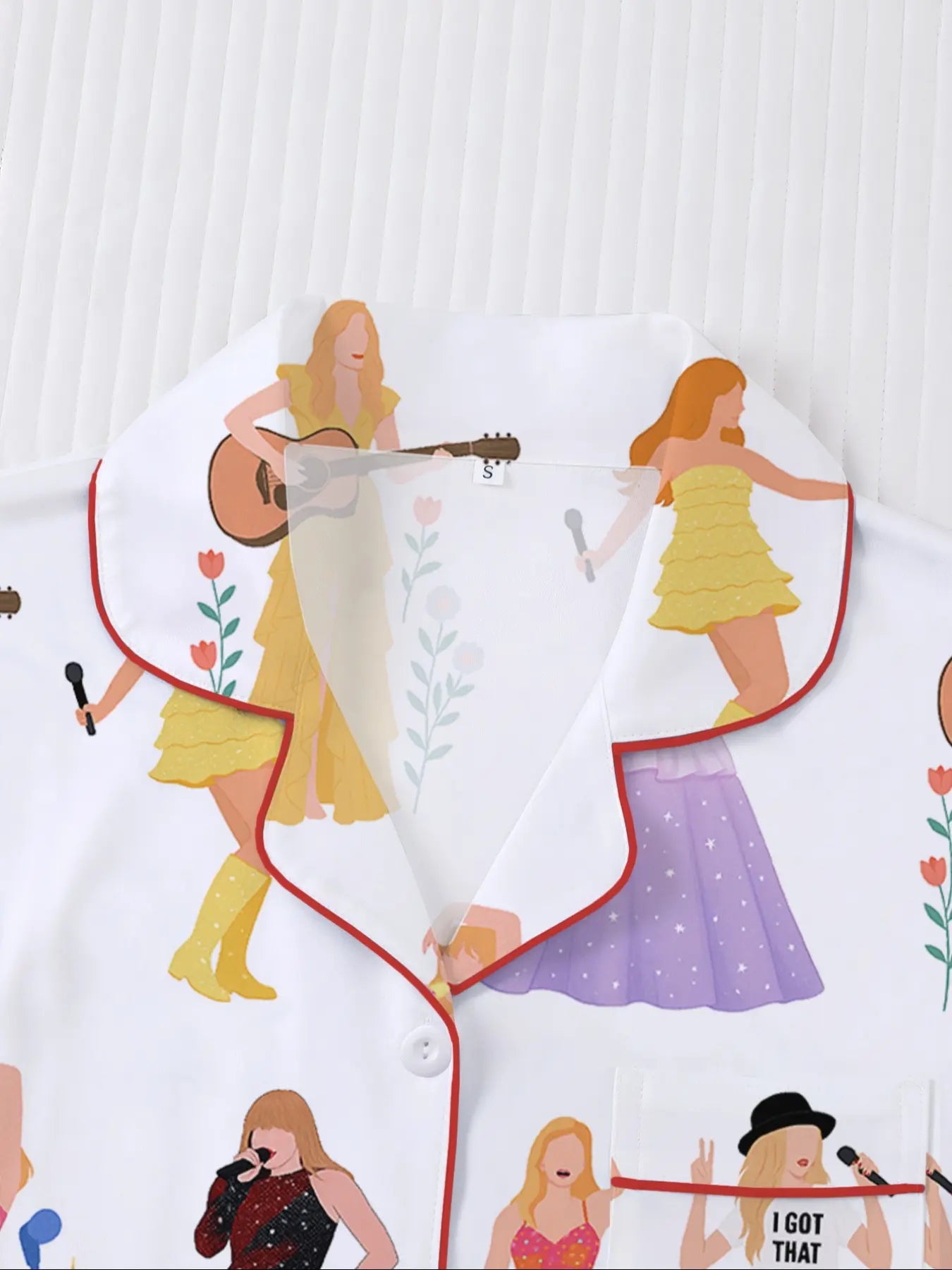 Women's Concert Movie Print Sleepwear Set, Pajama Set