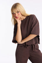Strollin' Around Pant Set - Charcoal