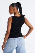 Von Dutch x Betty Boop Cherry Lips Ribbed Tank Top