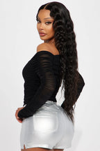 The Finer Things Mesh Bodysuit - Black