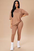 Weekend Vibes Legging Set - Black