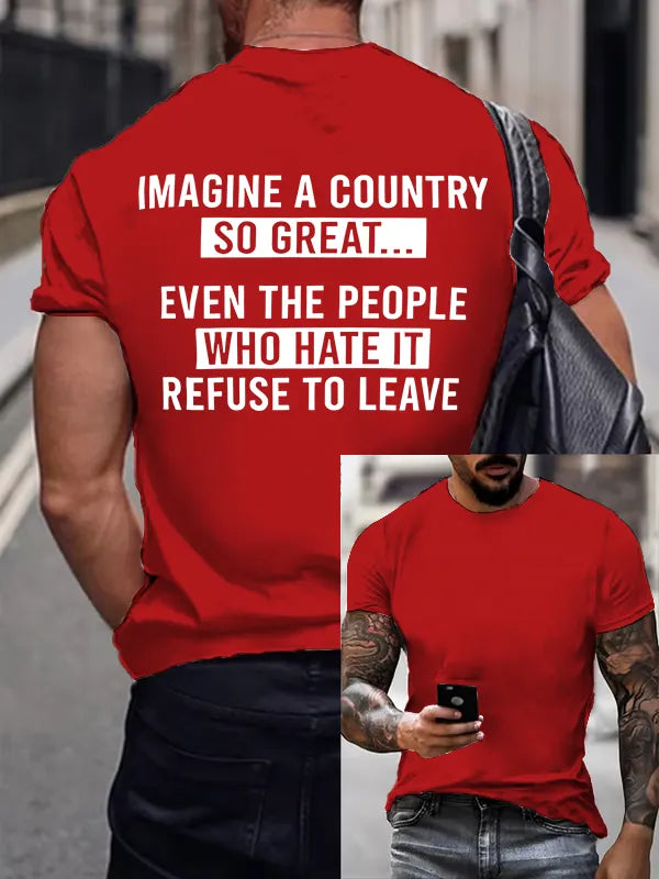 Men's IMAGINE A COUNTRY T-Shirt