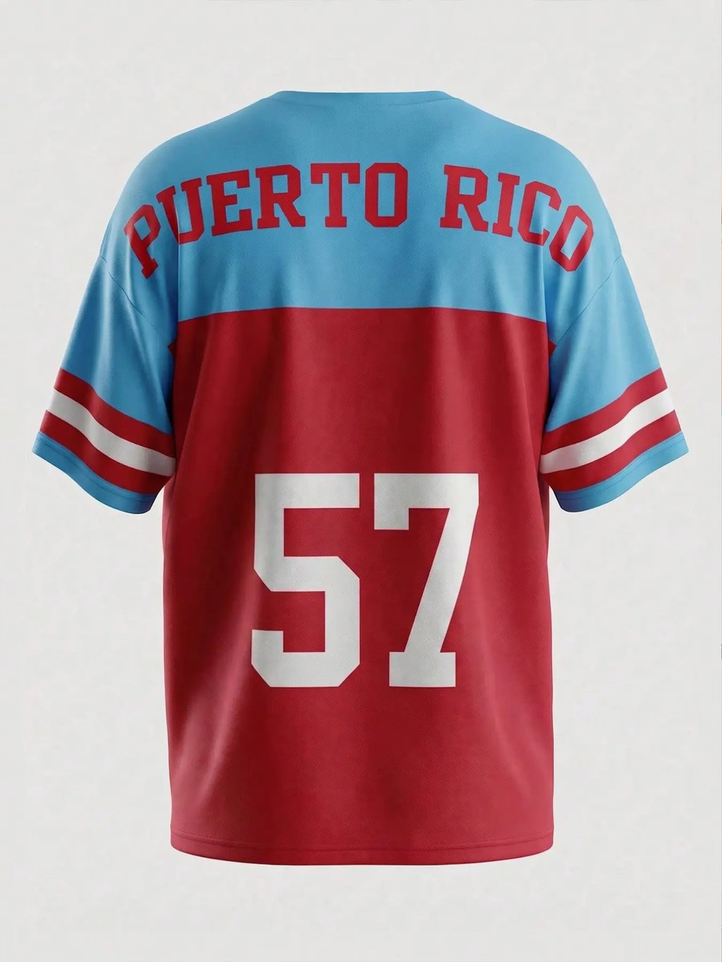 Women's Puerto Rico Soccer Jersey - Vibrant All-Over Print Athletic Top