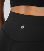 DayStretch High Waisted Crossover Flare Yoga Leggings
