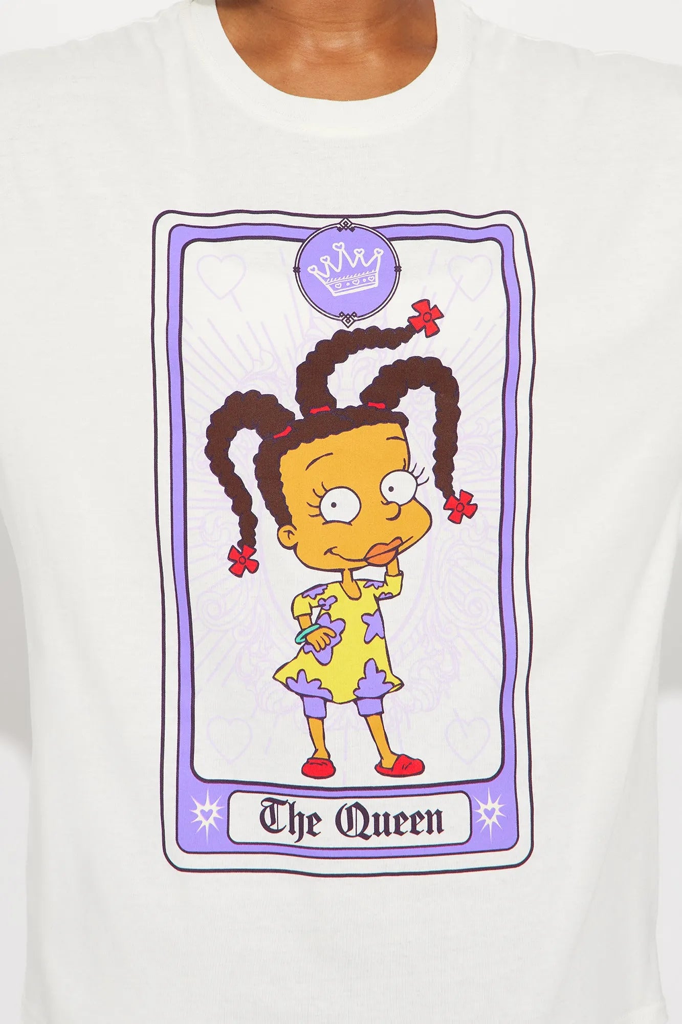 Rugrats The Queen Susie Tee - Cream