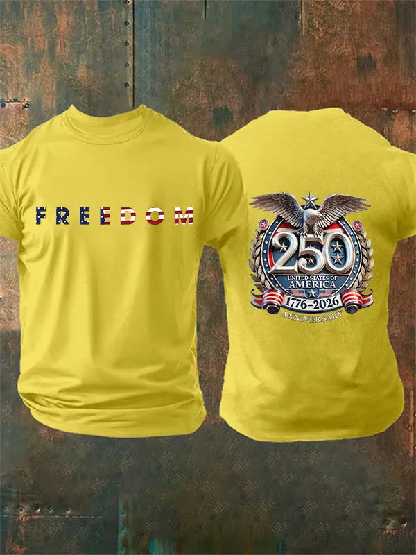 Men's  FREEDOM Print T-Shirt