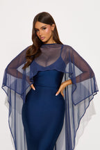 Staying True Satin Maxi Dress - Black