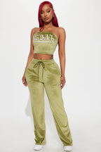 Von Dutch Velour Tube Top
