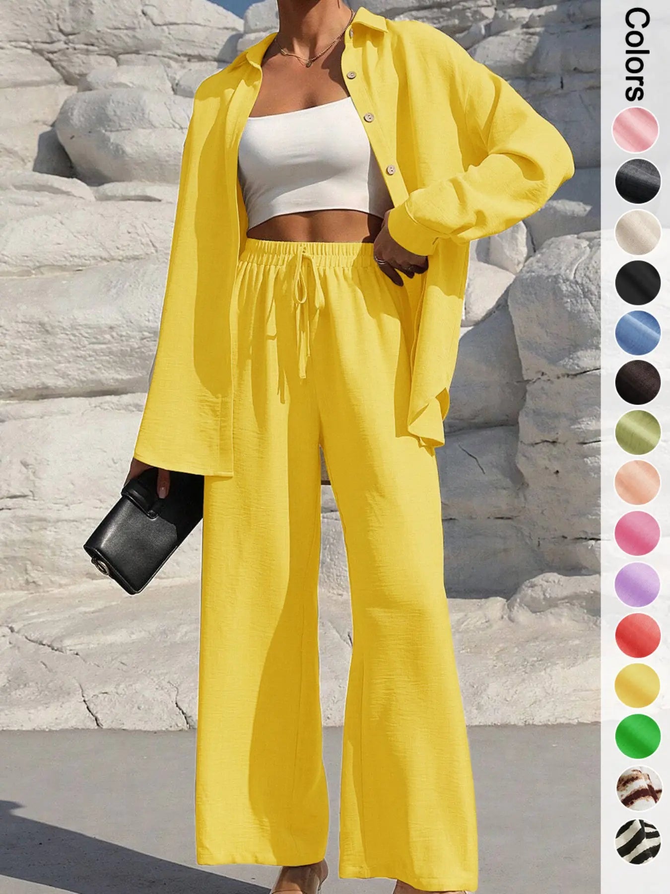 Women's Casual Sporty Shirt and Pants Set, Loose-Fit Zebra Stripe Two-Piece Suits, Ideal for Home Relaxation and Vacation