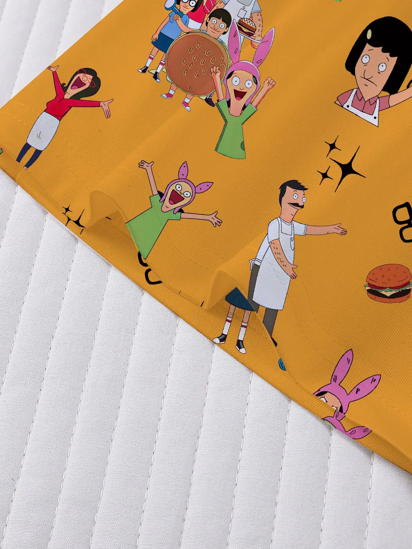 Women's Bob's Burgers Cartoon All-Over Print Pajama Set