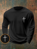 🔥Buy 3 Get 15% Off🔥Men's Casual Faith Long-Sleeved T-Shirt