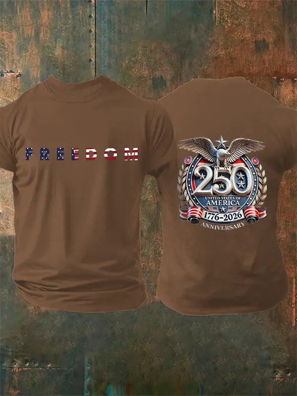 Men's  FREEDOM Print T-Shirt