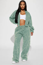 Norah Washed Lounge Pant - Plum