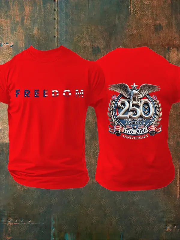 Men's  FREEDOM Print T-Shirt