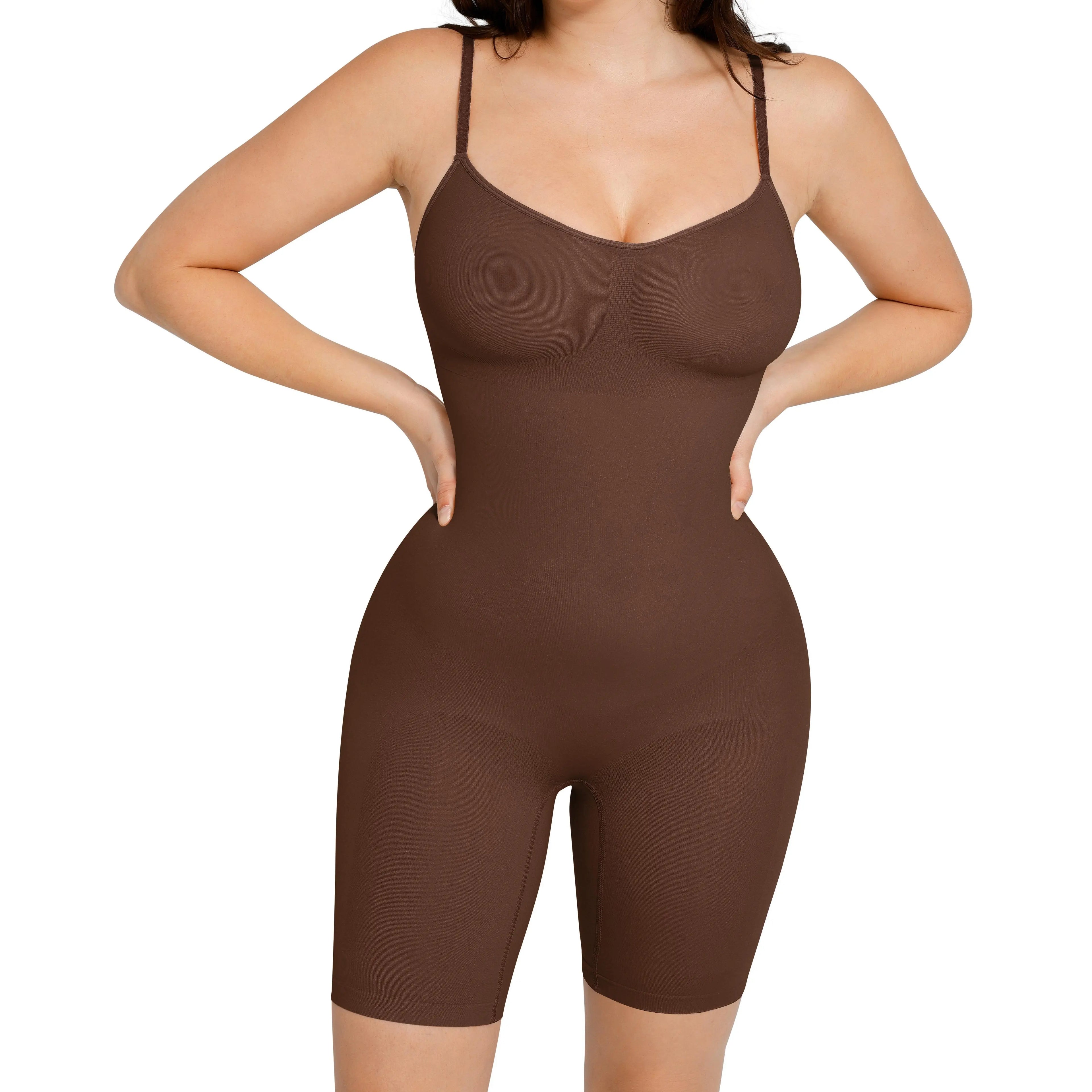 FeelinGirl Seamless Butt Lifter Bodysuit for Women