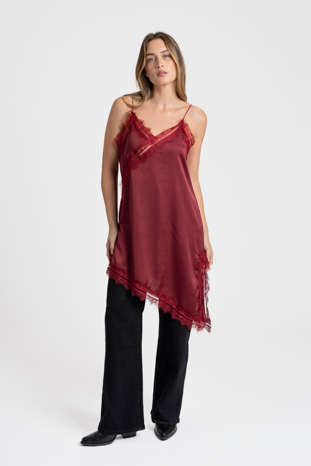 VESTIDO ARMONIAS SATINADO