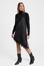 VESTIDO ARMONIAS SATINADO