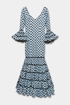 TRAJE FLAMENCA SRA ROSALÍA LUNARES MEDIANOS
