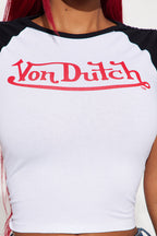 Von Dutch Cinched Baby Tee