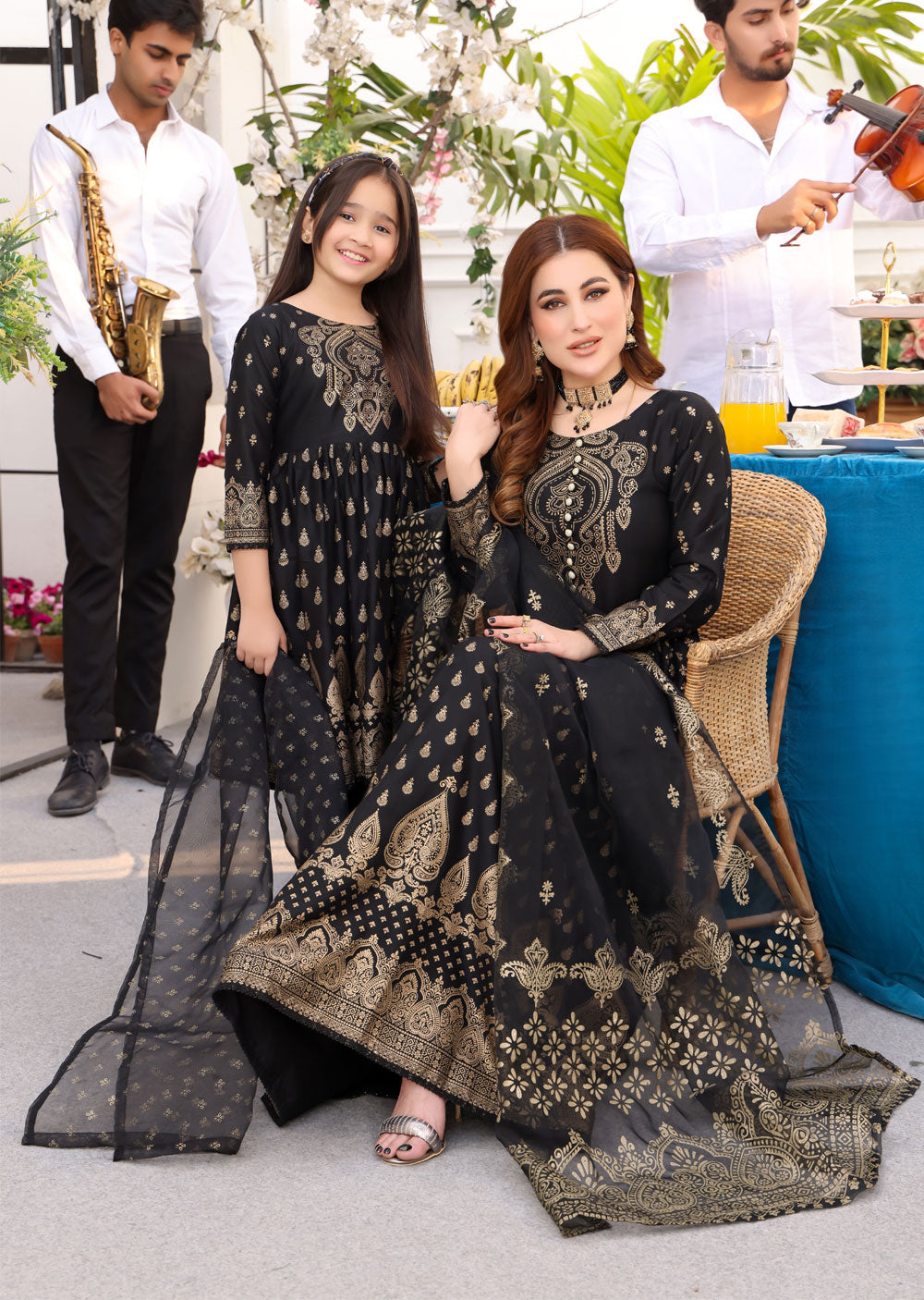HK245 Gavinchi - Readymade Mother & Daughter Dress