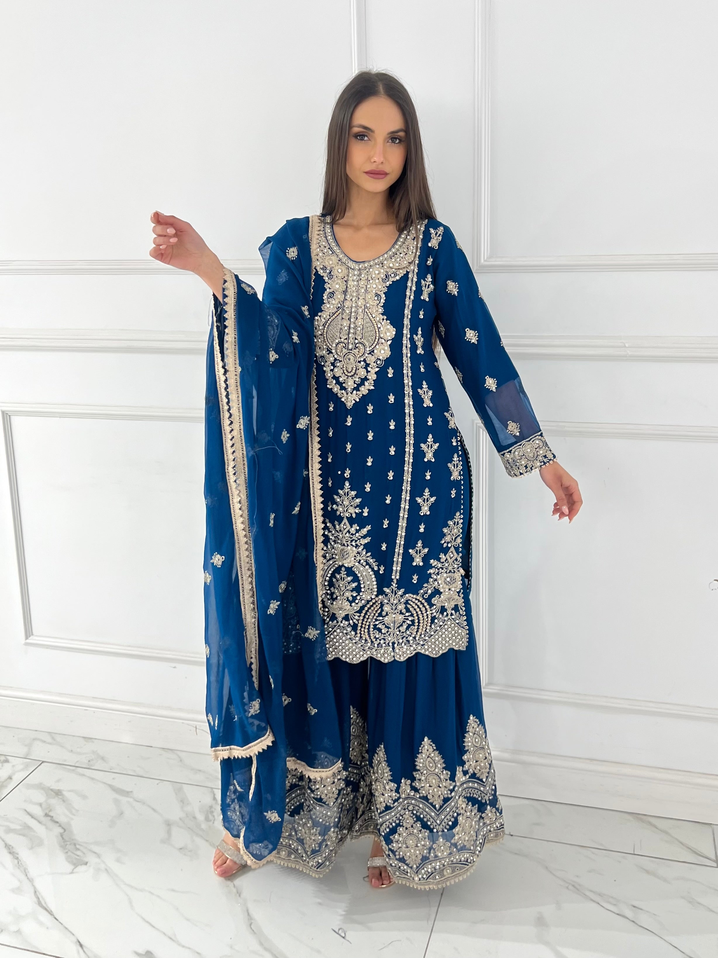 SHAZ1904 - Readymade - Chiffon - Mummy n Me Outfit