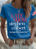 🔥Buy 3 Get 15% Off🔥Retro Last Show 05.21.2026 The Night The Laughter Died Print T-Shirt